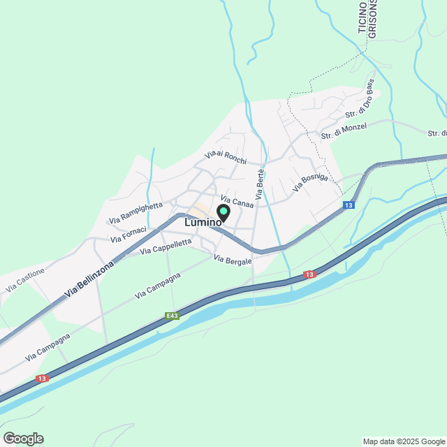 Prima locazione 2.5 locali con ampia terrazza a Lumino - Karte