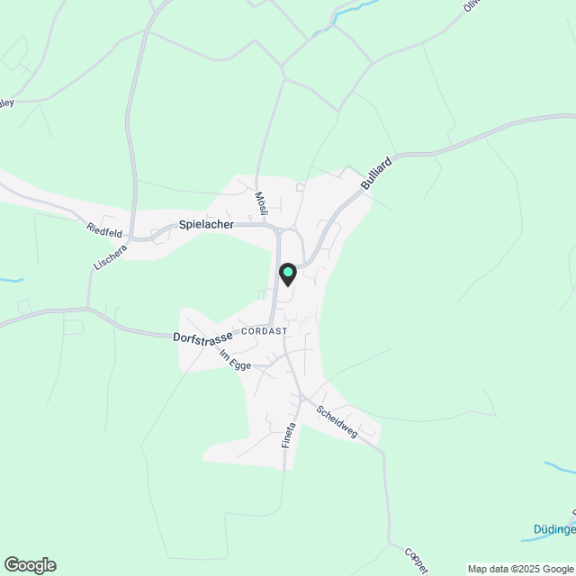 Cordast - Wohnen mit Weitsicht - Karte