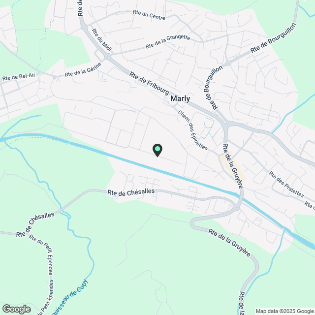 Prächtige 3.5-Zimmer-Wohnung zur Miete in Marly - Karte