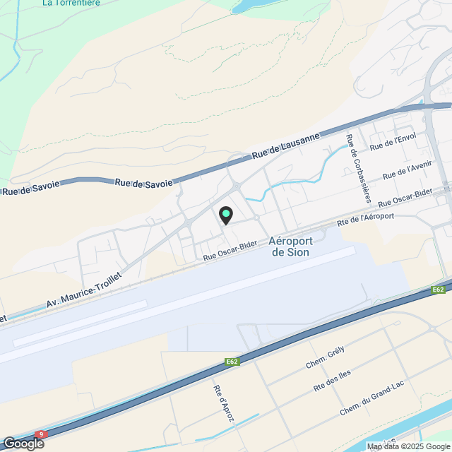 ZU VERMIETEN – PRÄCHTIGES NEUES ATTIKAPARTMENT 3.5 ZIMMER MIT SÜD-TERRASSE – Sion - Karte