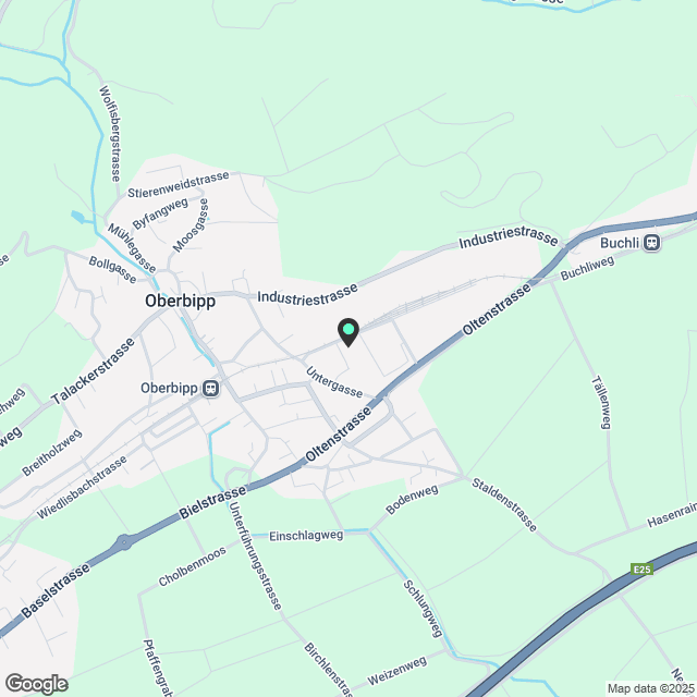 Grosse und helle Wohnung mit Sicht auf den Jura in gepflegter Liegenschaft - Karte