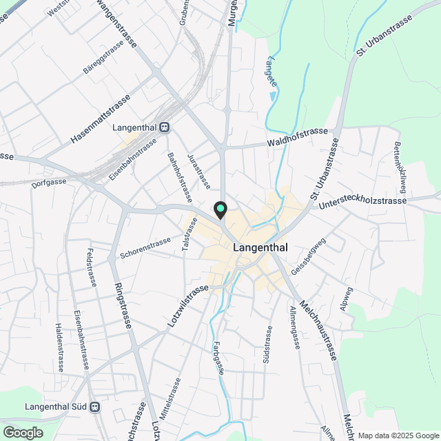 Moderne Dachwohnung mit Charme in Langenthal - Karte