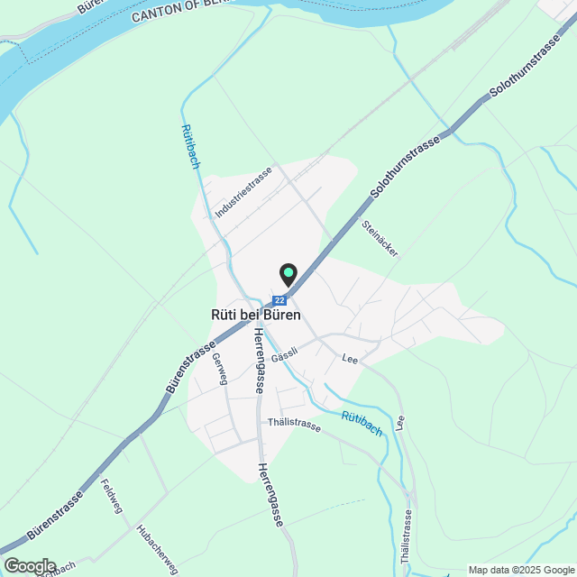 Rüti bei Büren: 3 1/2-Zi-Erstvermietung Ost - Karte