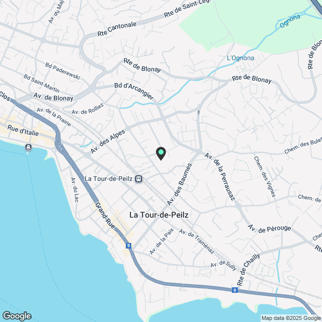 Wohnung in La Tour-de-Peilz - Karte