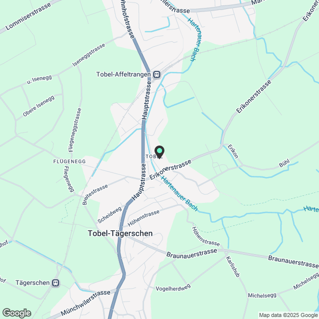 grosszügige Dachwohnung, "Zentrum Tobel" - Karte