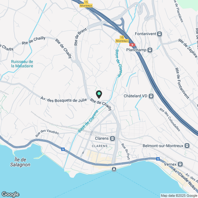 Neue 4,5-Zimmer-Wohnung mit Panoramablick auf den See - Karte