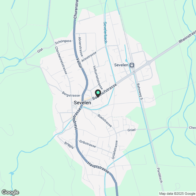 3.5-Zimmerwohnung in Sevelen - Karte