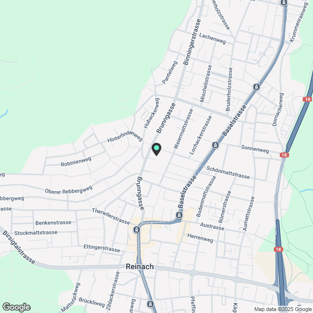 Moderne 2.5-Zimmer Wohnung in Reinach BL - Karte