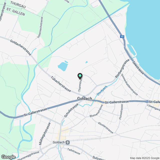 Letzte 2.5-Zimmer-Wohnung: Modern sanierte Mietwohnungen in Goldach - zentral und ruhig wohnen - Karte