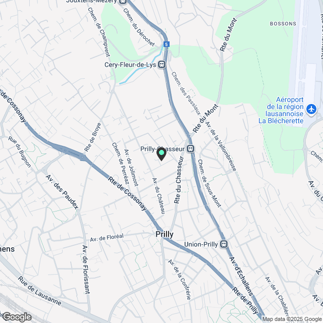 Appartement in Prilly - Karte