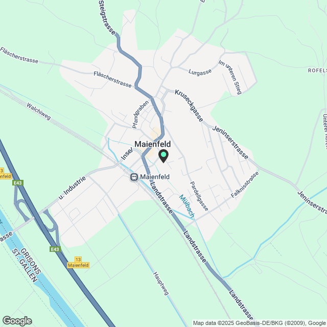 Ihr neues Zuhause fürs Alter - komfortabel und modern wohnen in Maienfeld - Karte