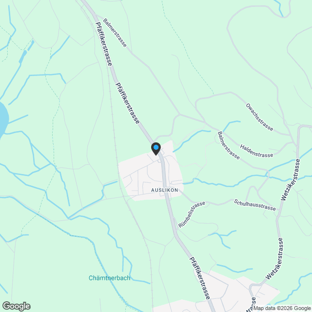 Baustart ist erfolgt - Idyllisches Auslikon - 4 1/2 Zimmer Dachwohnung - Karte