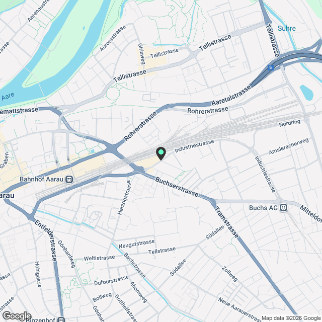 Grosse Duplexwohnung mit 120 m² Garten - Karte