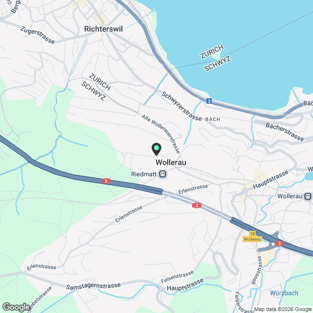 RESERVIERT - Erstvermietung Terrassenhaus in Wollerau - Karte