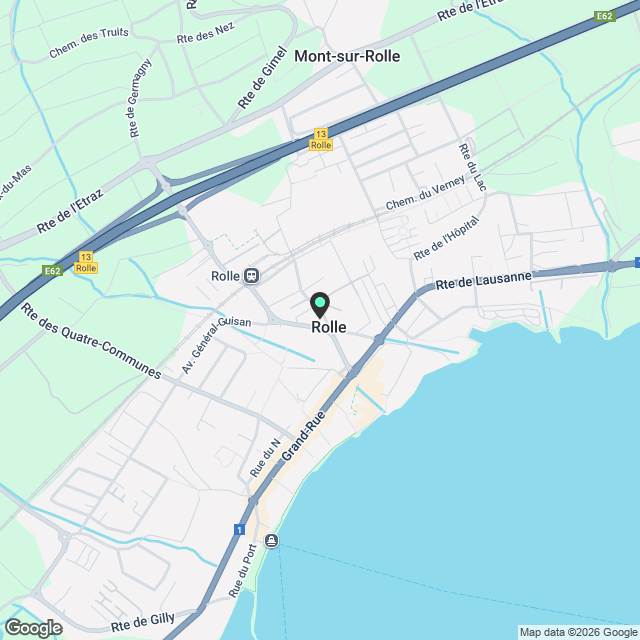 Superbe 3,5 pcs au centre de Rolle - Karte