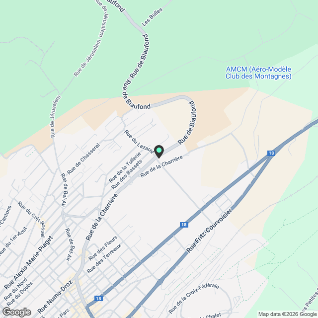 Appartement moderne 1 pièces - entièrement rénové et désormais loué meublé - Karte