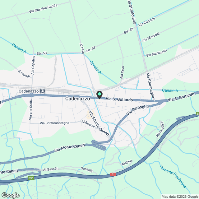 Cerco subentrante per appartamento di 2.5 locali a Cadenazzo - Karte