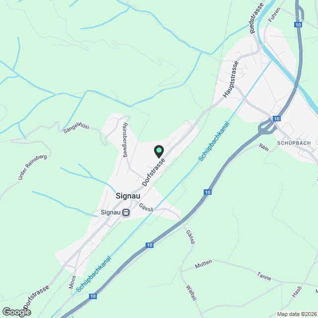 3 1/2-Zimmerwohnung, 2. Stock rechts - Karte