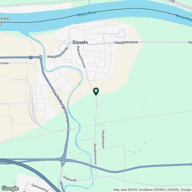 Sisseln / 4.5 Zimmer-Attikawohnung Nr. 3.1 - Karte