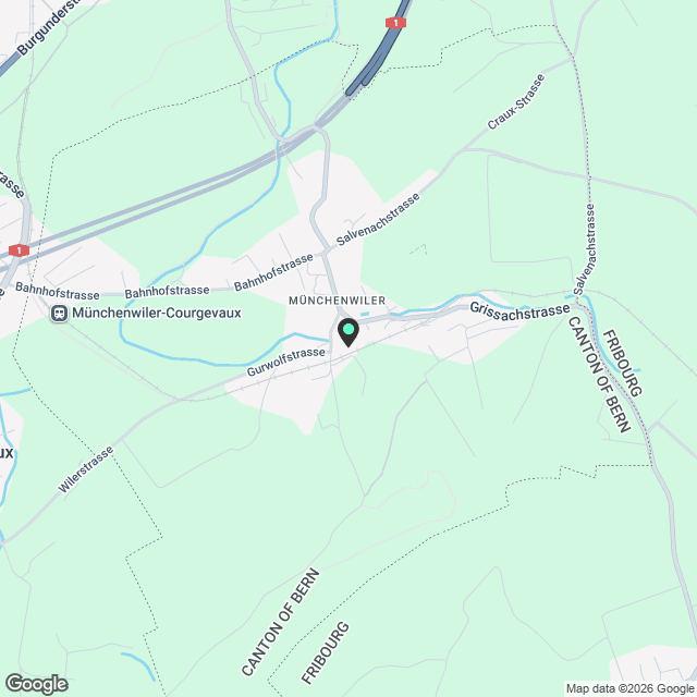 Modernes, praktisch neues Reiheneinfamilienhaus in Münchenwiler (Eckhaus) - Karte