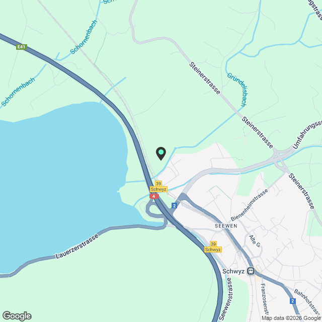 Erstvermietung: Helle und exklusive 5.5 Zimmer Neubauwhg im Eigentumsstandard - Nähe Bhf Schwyz - Karte