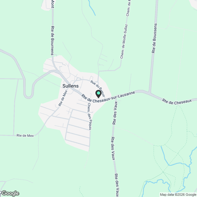 Dernier appartement de 3,5 pièces à saisir à Sullens - Karte