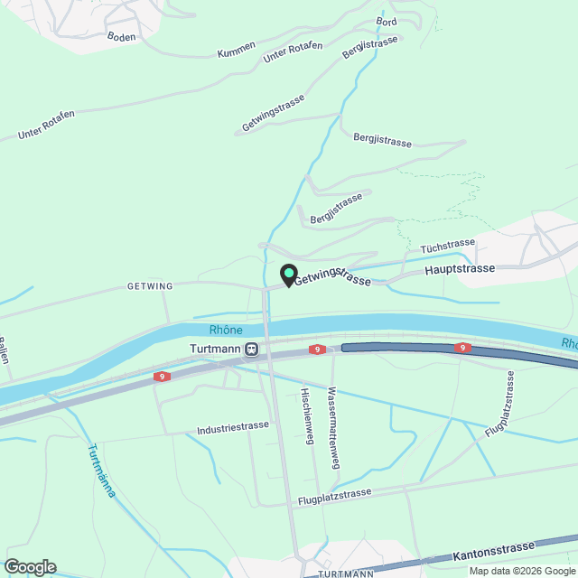 4.5 Zimmerwohnung im ruhigen Getwing - Karte