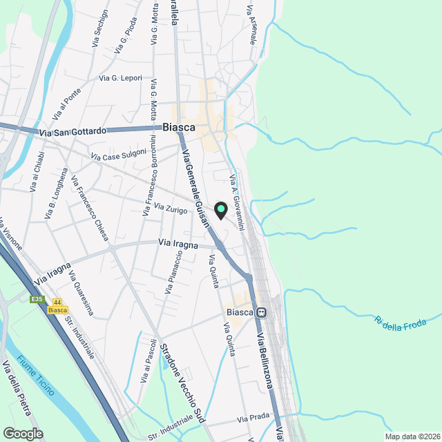 Casa a schiera moderna di 4.5 locali a Biasca - Karte