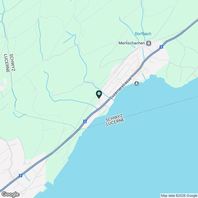 Moderne 4.5-Zimmer-Attika mit See- und Bergblick in Merlischachen - Karte