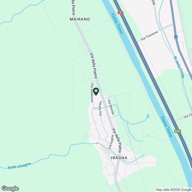 Appartamento moderno di 2,5 locali con balcone a Iragna - Karte