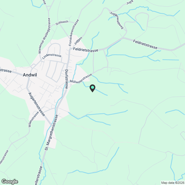 frisch renovierte 4.5 Zi. Wohnung im 1. OG an der Otmarsegg - Karte