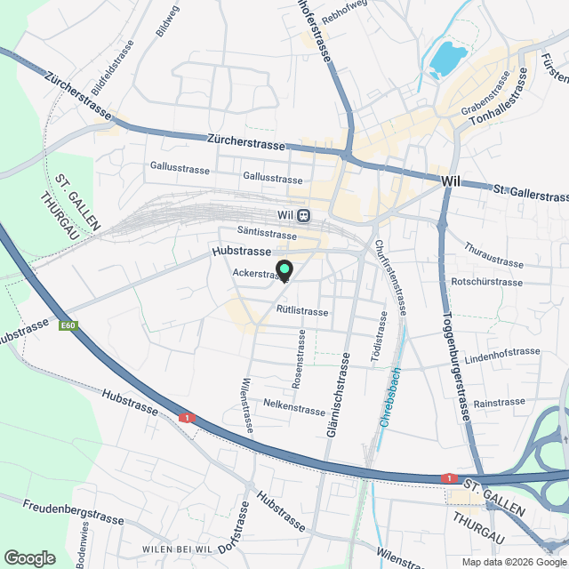 Erstvermietung: Grosszügige und möblierte Wohnung in Nähe Bahnhof - Karte