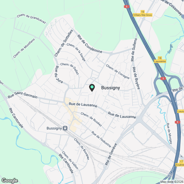 À louer à Bussigny – Plusieurs appartements entièrement rénové - Karte