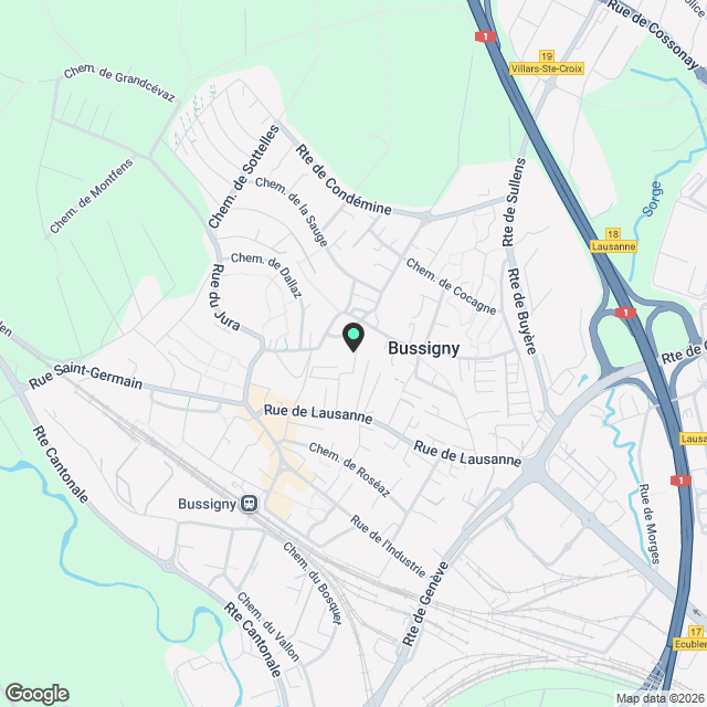 À louer à Bussigny – Plusieurs appartements entièrement rénové - Karte