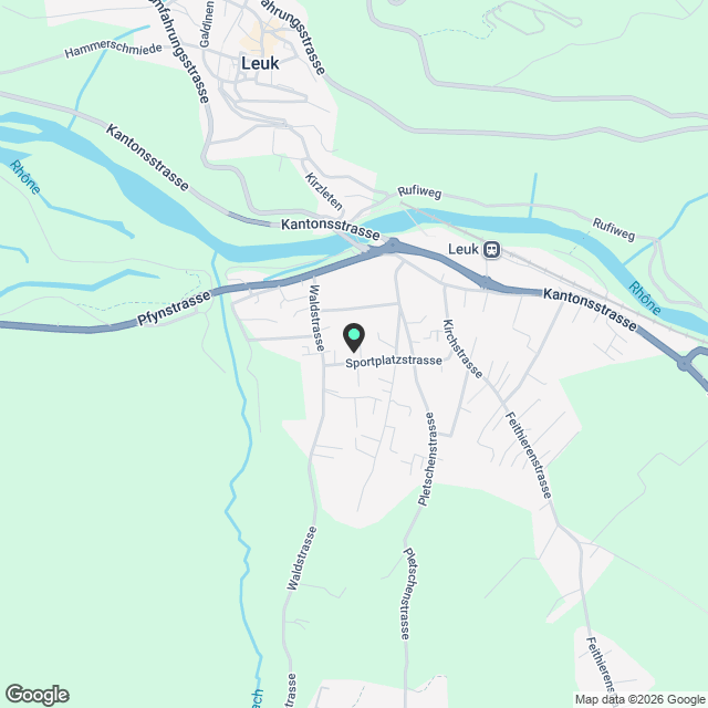 Zweitvermietung von einer wunderschönen 3.5 Zimmer-Wohnungen in Susten (EG) - Karte