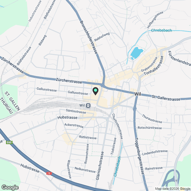 2.5-Zi. Wohnungen im Neubau "Perronimo" in Wil - Karte