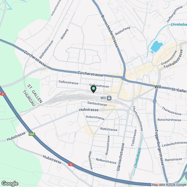 2.5-Zi. Wohnungen im Neubau "Perronimo" in Wil - Karte