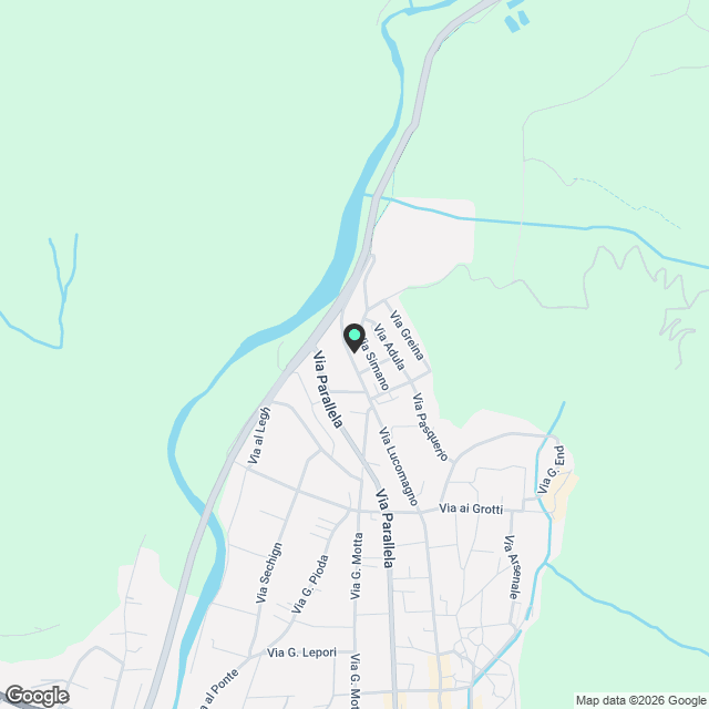 Modernes 4.5-Zimmer-Reihen-Eckhaus an sonniger Top-Lage in Biasca - Karte