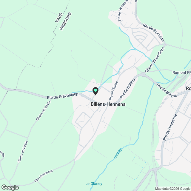 Luxueux 2.5 mansardé, grande baie vitrée sur balcon couvert - Karte