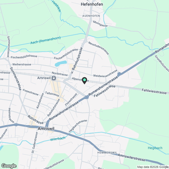 3.5 Zimmerwohnung in Amriswil - Karte