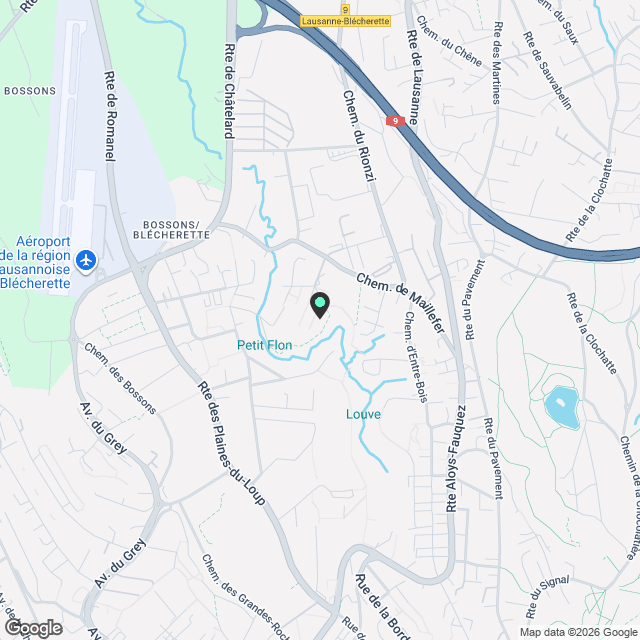 Appartement NEUF de haut-standing avec vue panoramique sur le lac et les Alpes - Karte