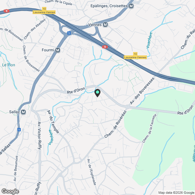 3,5 pièces neuf à louer ! Lausanne - Karte