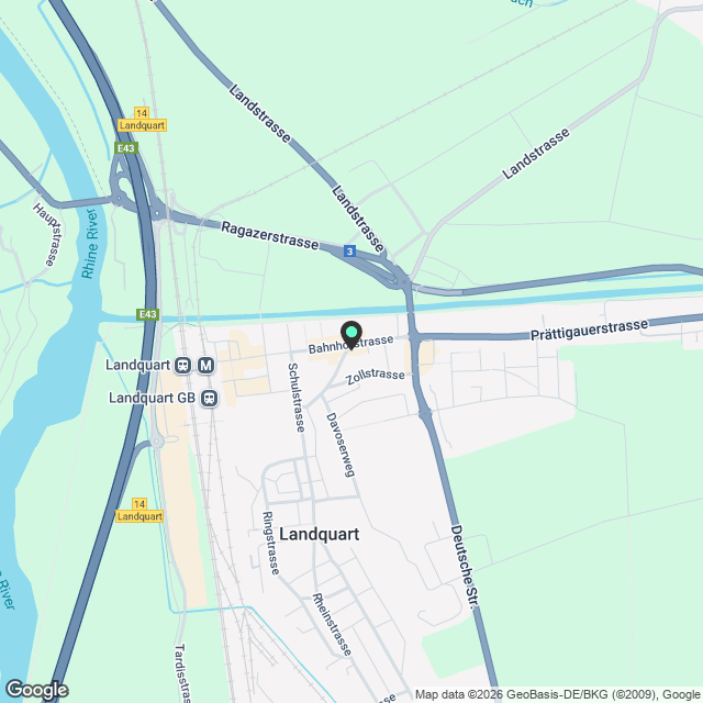 Nachmieter gesucht! 3.5 Zimmer Wohnung in Landquart - Karte