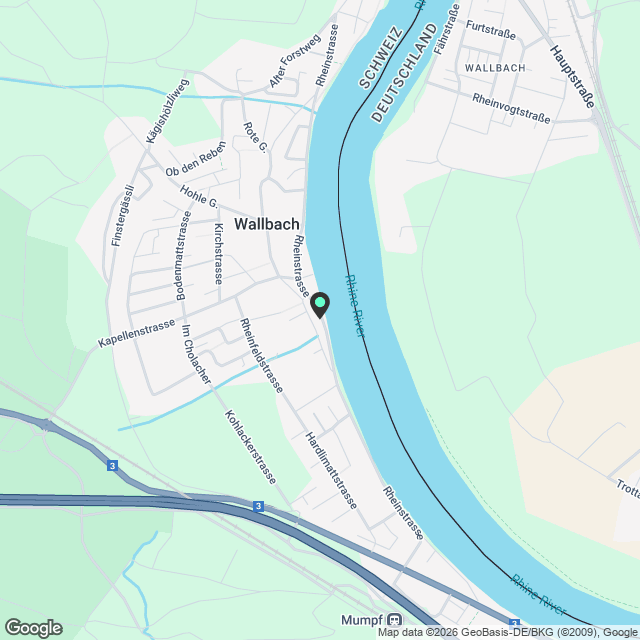 EXKLUSIVE 3.5-ZIMMERWOHNUNG AN DER WALLBACHER RHEINPROMENADE - Karte