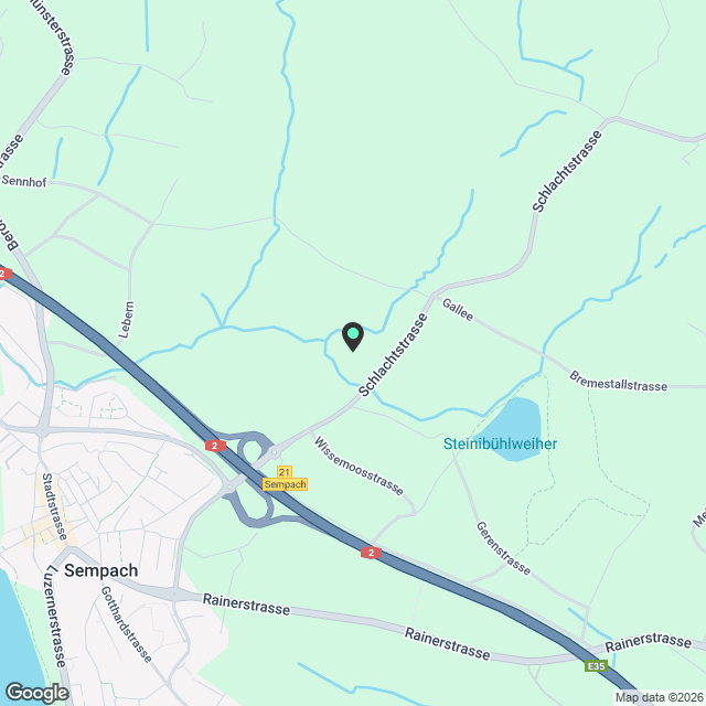 Mietwohnungen in 6204 Sempach - Karte