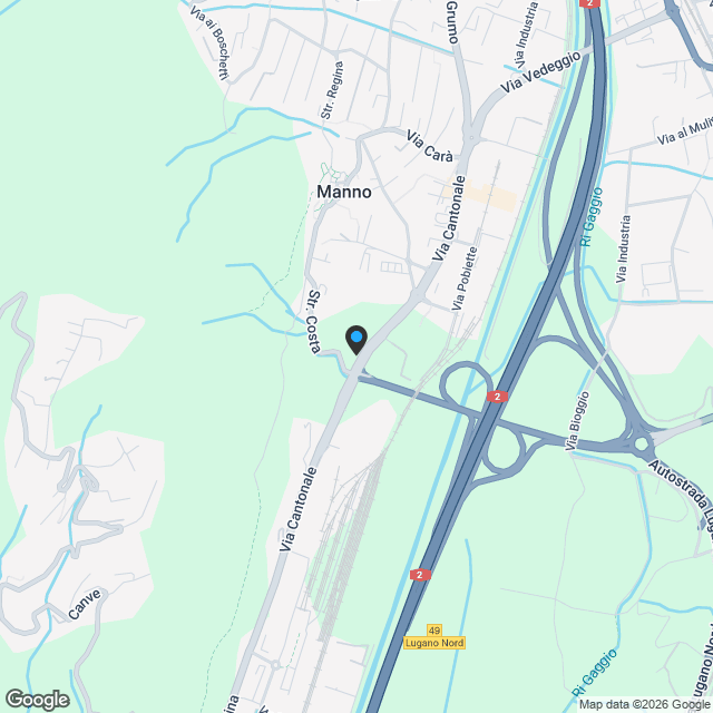 Appartamento 5.5 duplex NUOVA costruzione a Manno - Karte