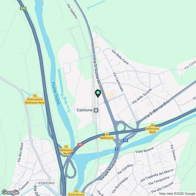 Arbed Living Hotel, Sky Superior Suite - 5, Bellinzona-Castione - Karte