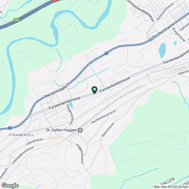 Modernes Wohnen in St. Gallen Exklusive 1- bis 2.5-Zimmerwohnungen - Karte
