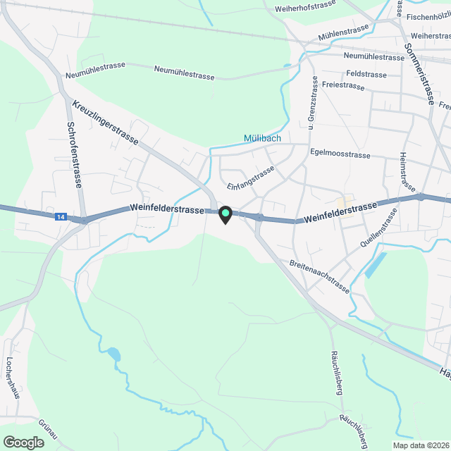 2 ½ Zimmer-Wohnung in Amriswil - Karte