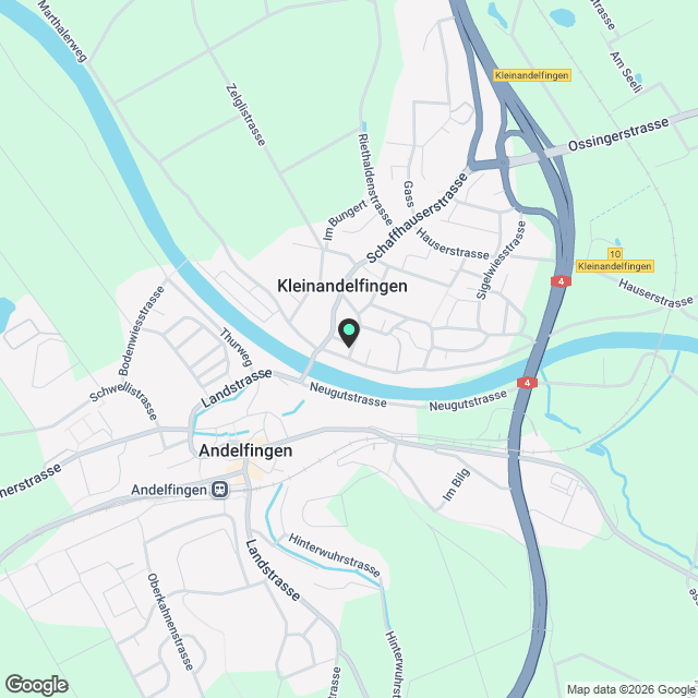 Moderne Wohnung in der Nähe der Thur - Karte